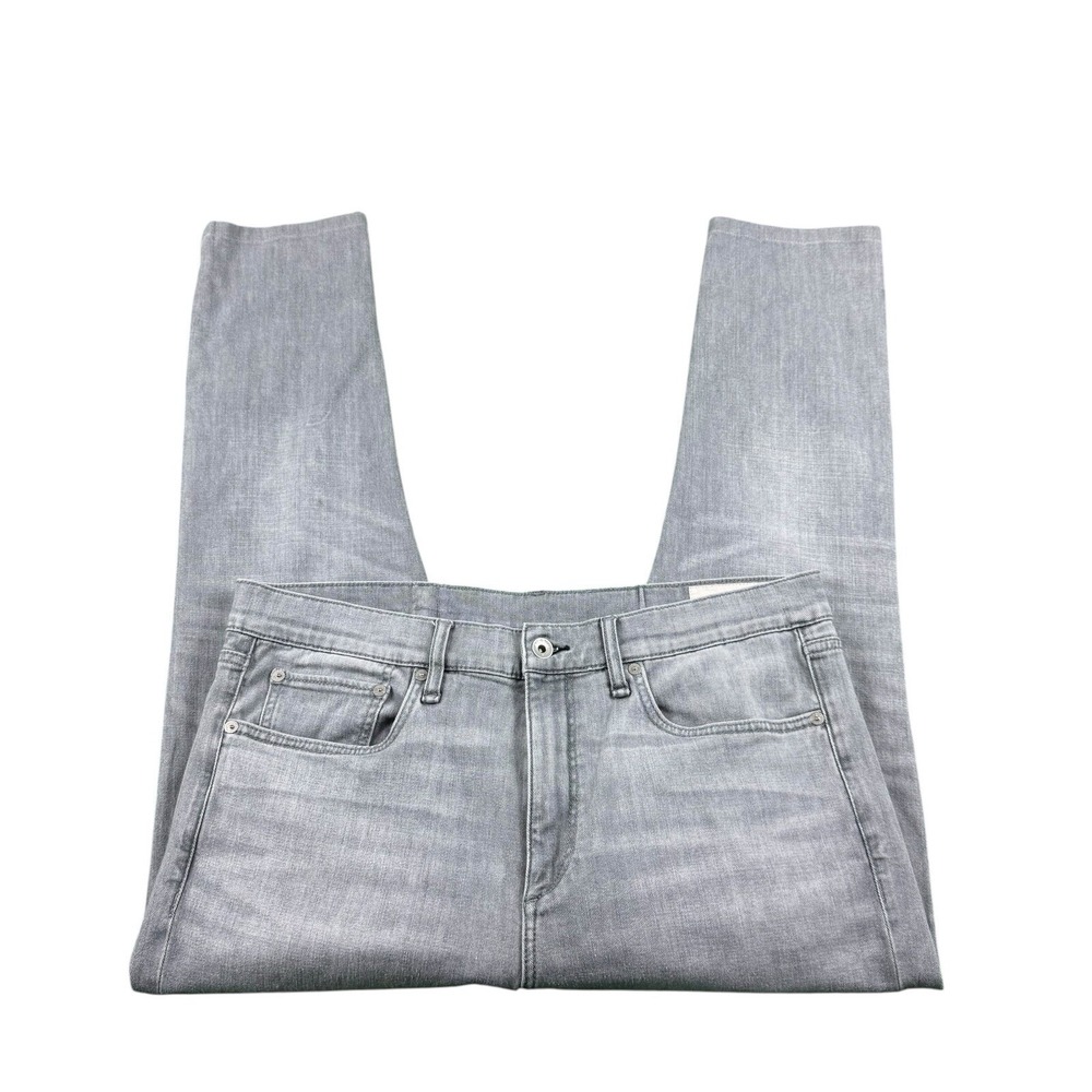 Rag & Bone Fit 1 Skinny Mens Gray Workwear Jeans 36x26 Asher MED23S1224CHAS